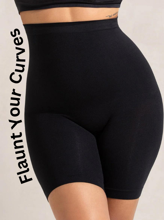 Premium Slim Body ComfortCurve High Waist Shaper | Instantly Look 10–20 Pounds Slimmer — Breathable Lightweight & Summer Comfortable!