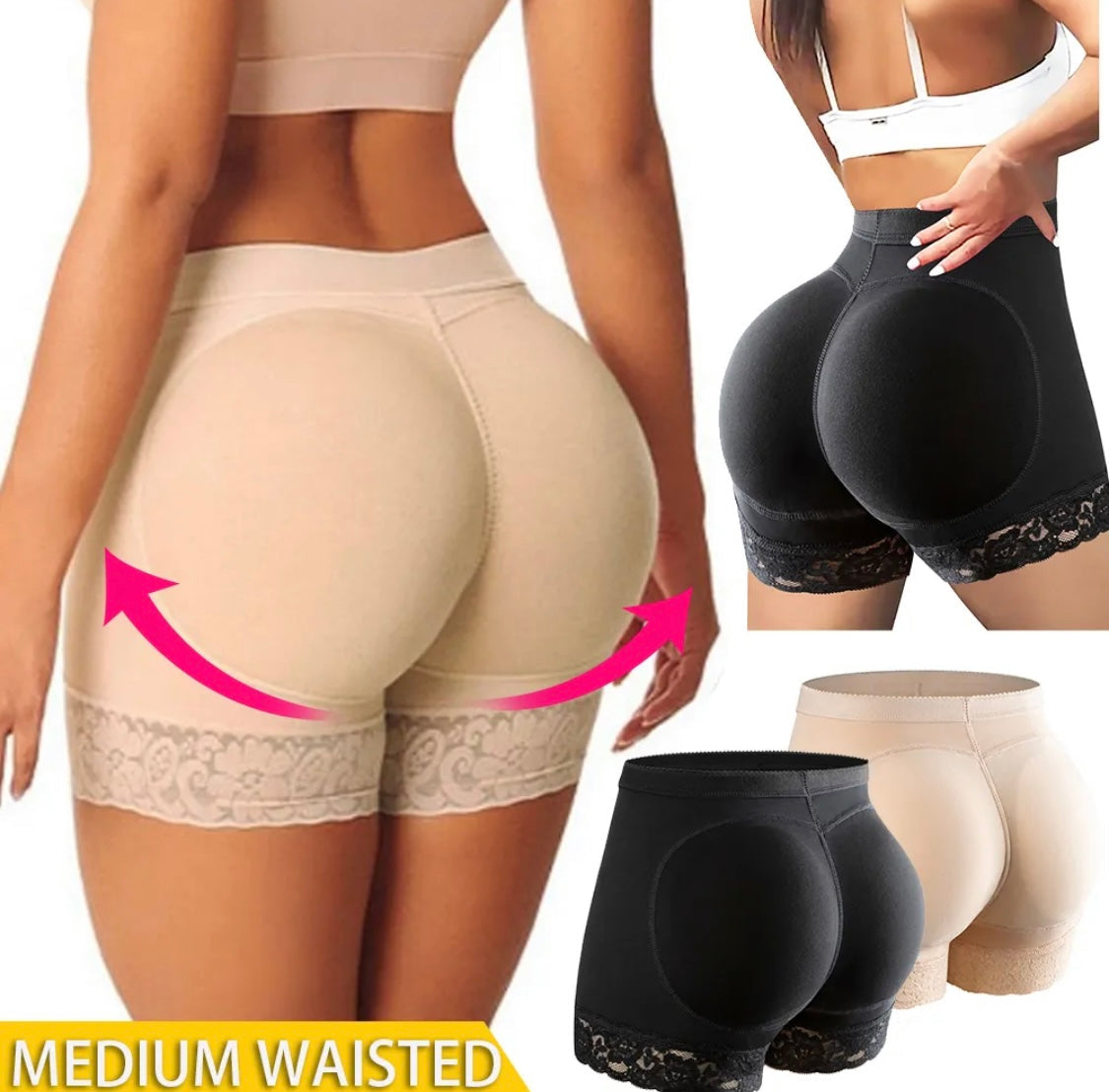 Butt Lifter Shaper Panties (Padded) | Get That Full, Round, curvy Look—Effortlessly