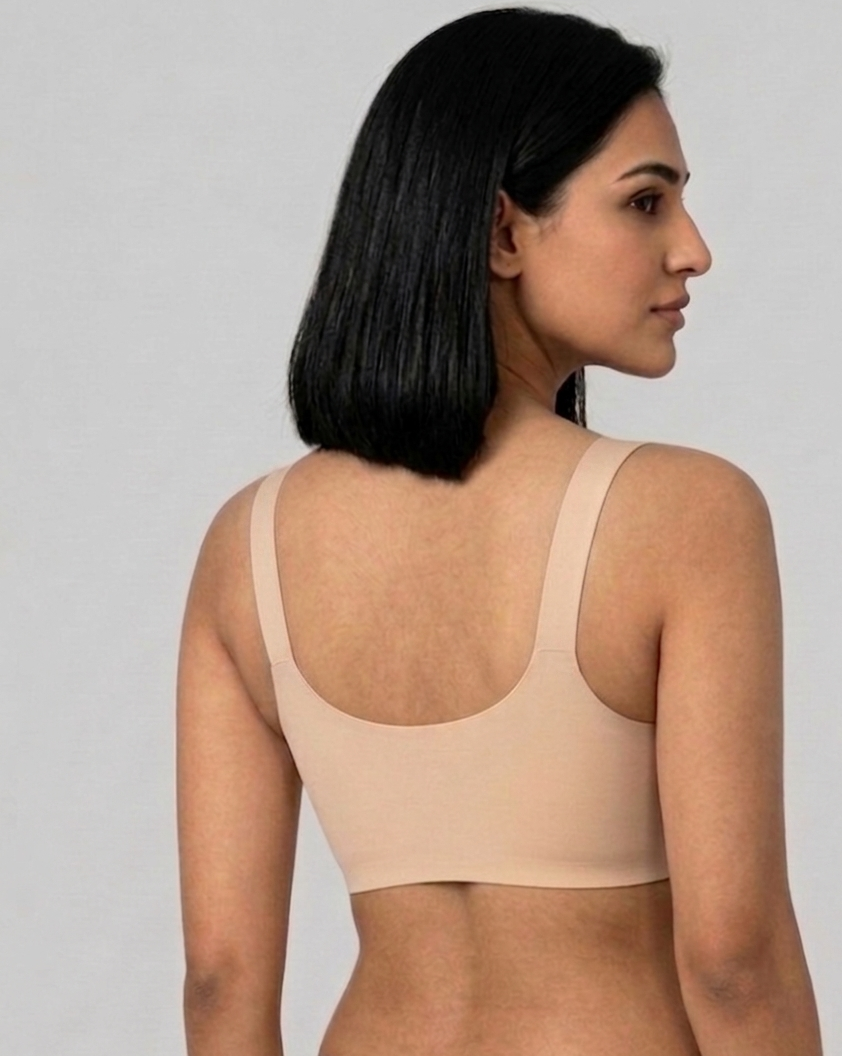 Comfortable Wireless Full Coverage Jelly Smoothing Bra - Instantly Lift. Shape. Breathe. All Day Long.