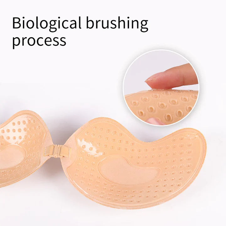 Strapless Push-Up Silicone Bra - Invisible Support